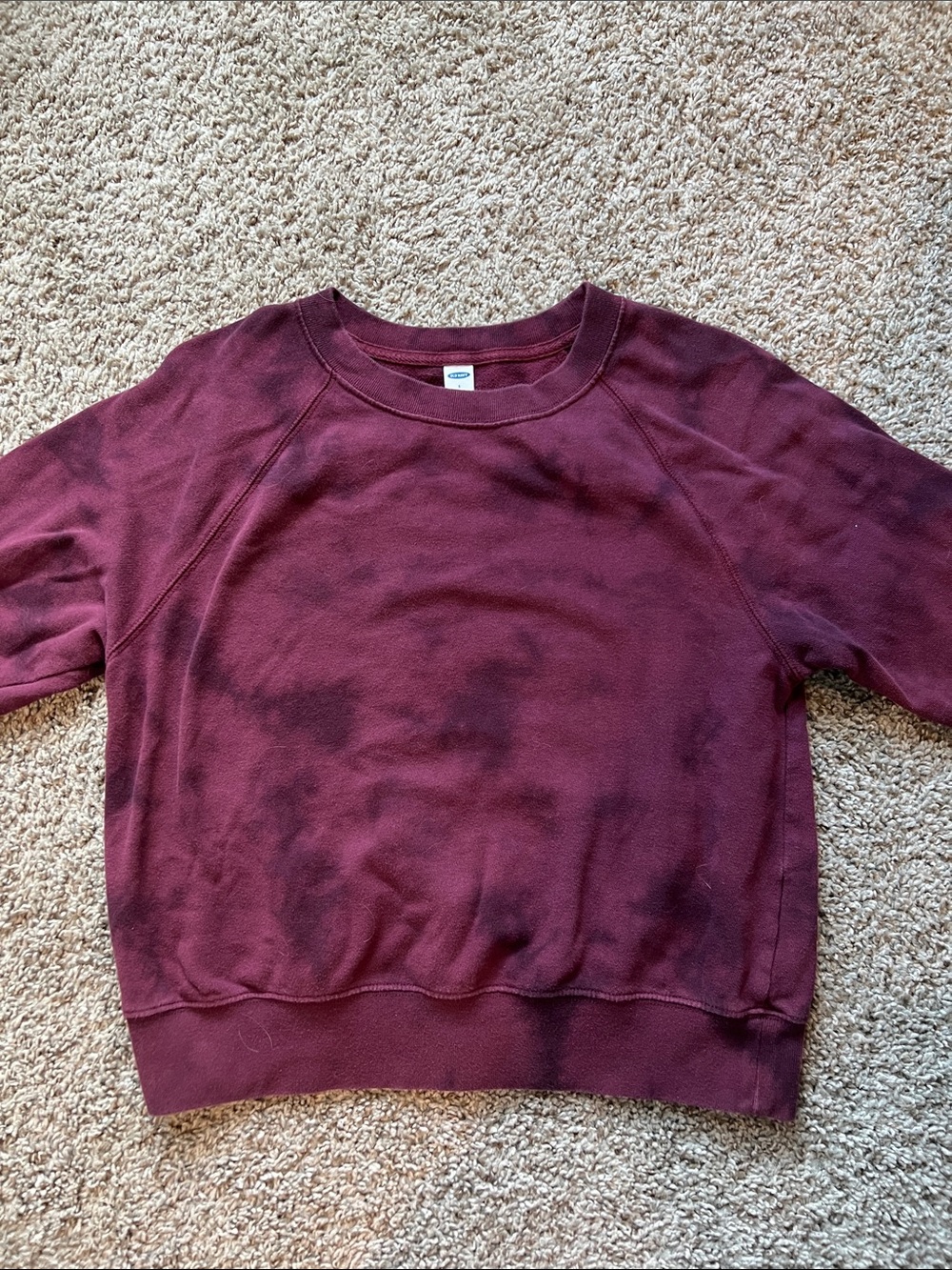 Old Navy Burgundy Crewneck Sweatshirt
